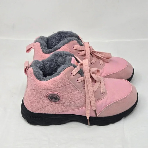 BomKinta Women's Snow Boots Keep Warm Surface Anti-Slip pink size 7 - Picture 4 of 9